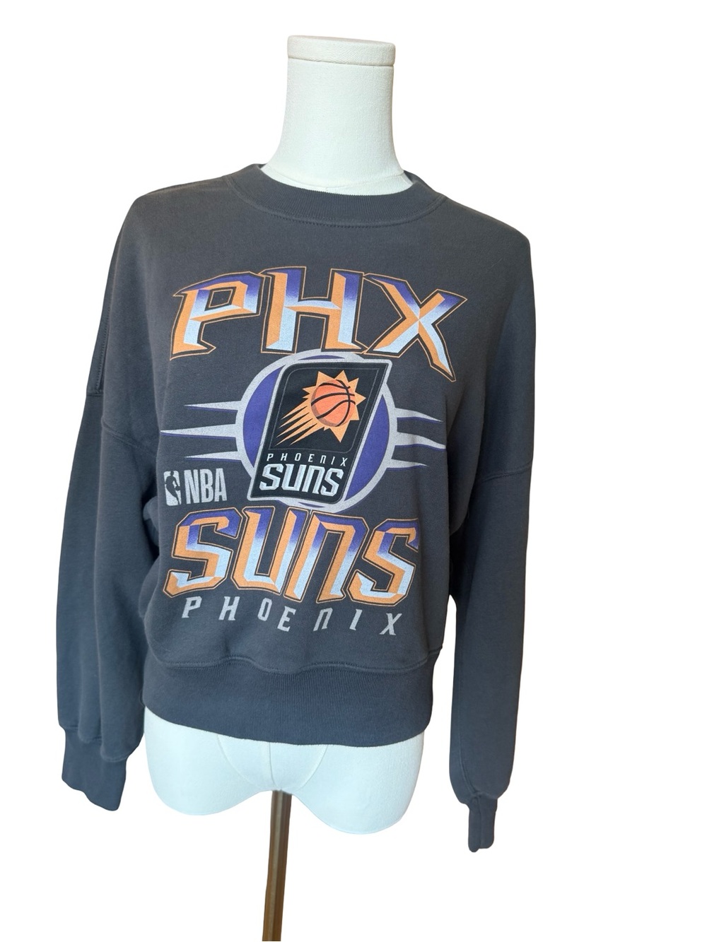Abercrombie & Fitch Phoenix Suns NBA Graphic cropped Sweatshirt Small